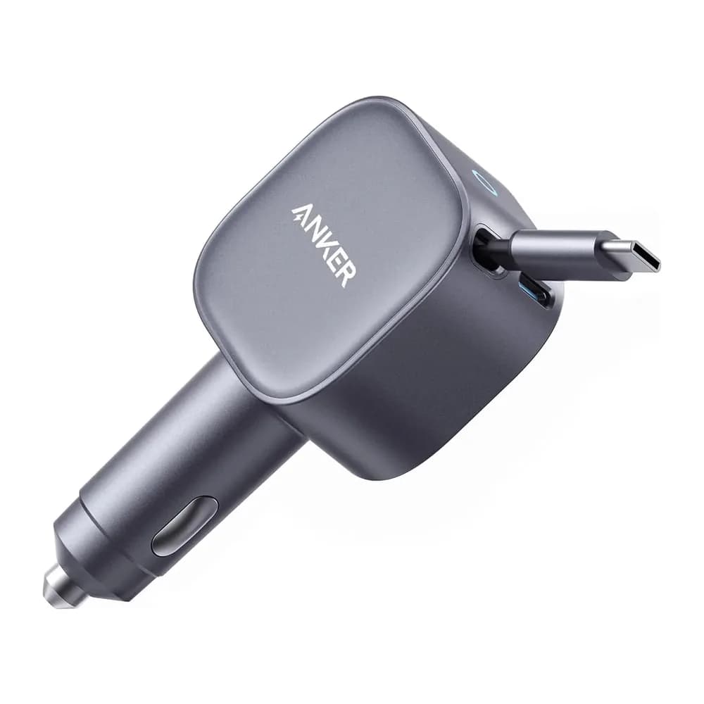 Tẩu sạc ô tô Anker Nano 75W (cáp USB-C rút gọn)