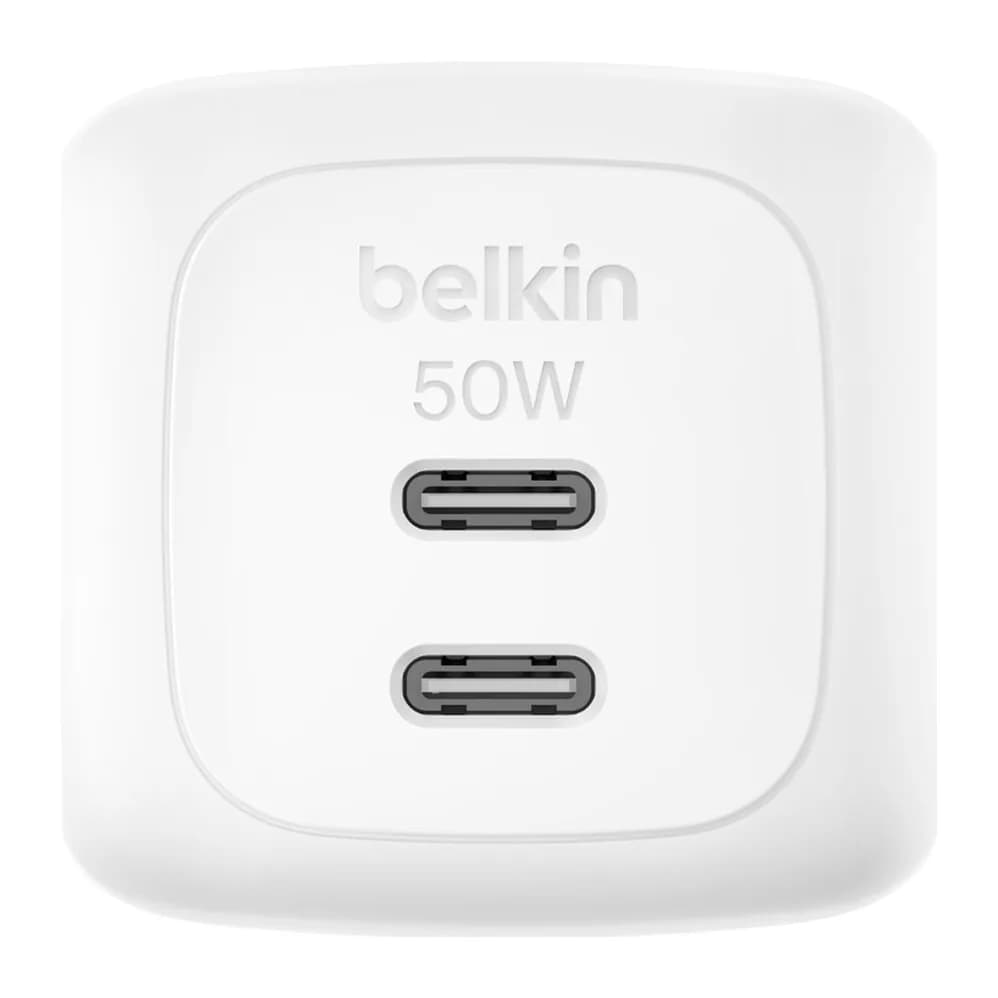 Củ sạc Belkin BoostCharge Pro 50W 2 cổng USB-C (GaN)